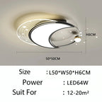 Modern LED Ceiling Lamp Dimmable