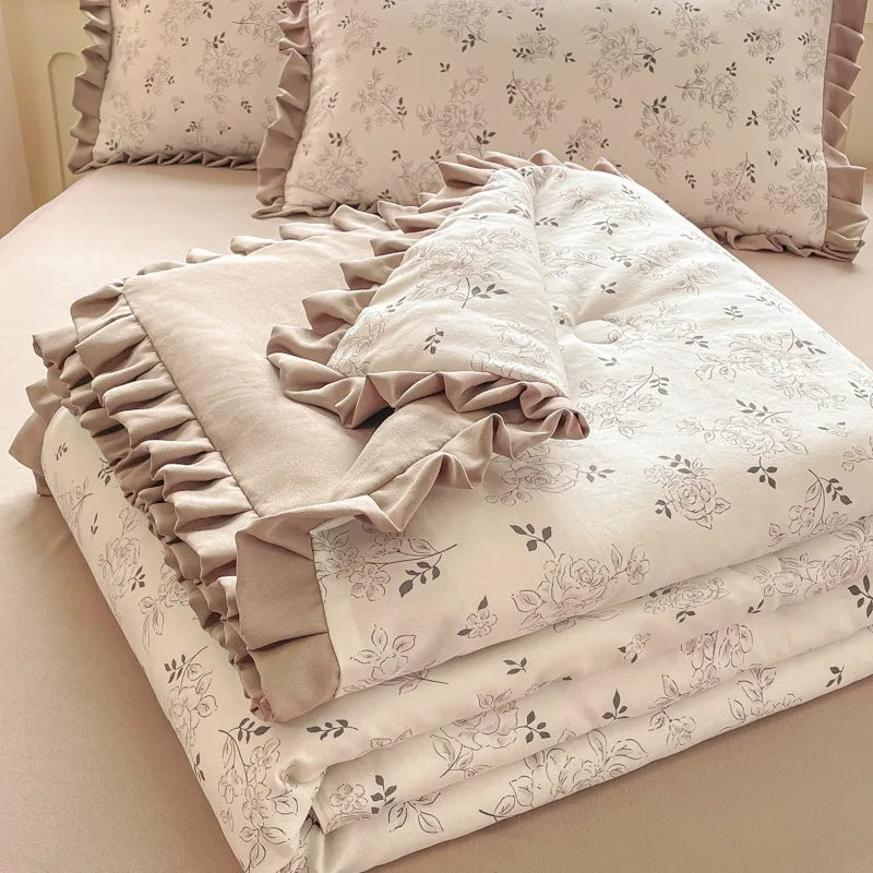 Lightweight Summer Air-Conditioning Comforter Blanket