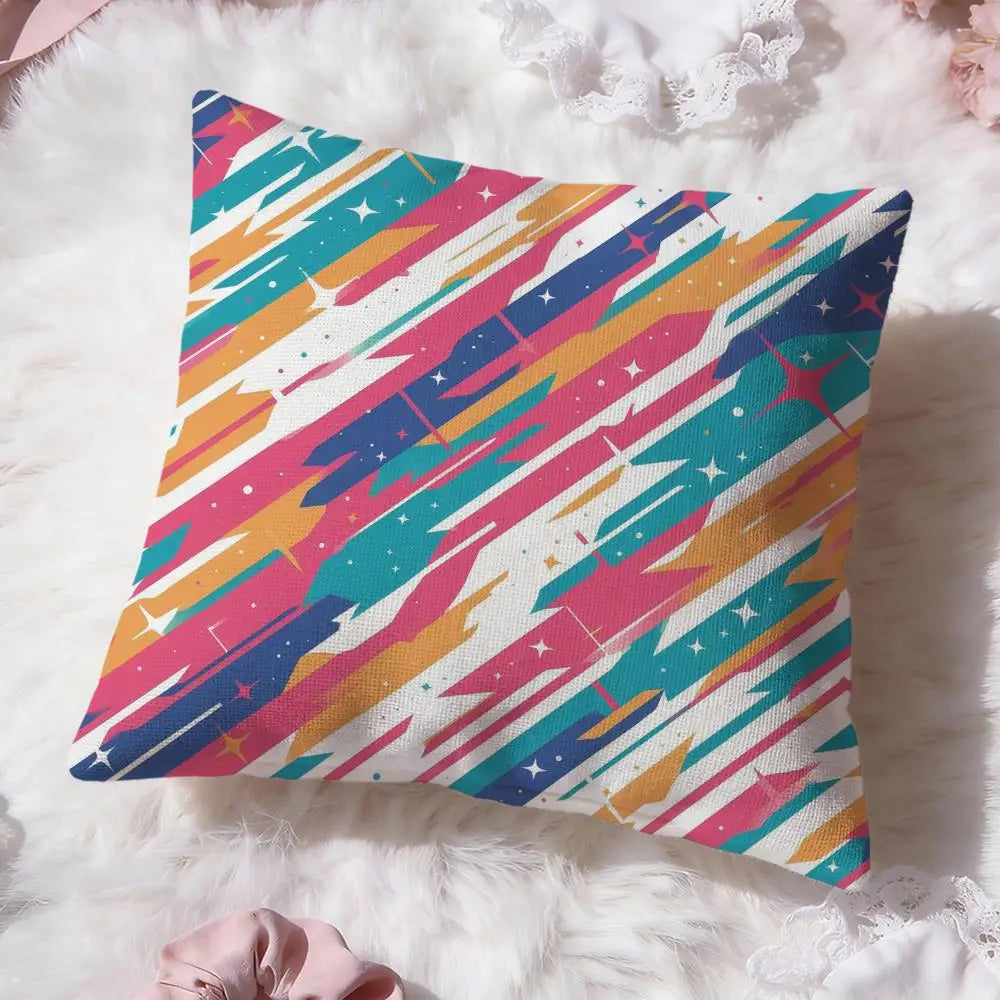 Premium Reversible Striped Cushion