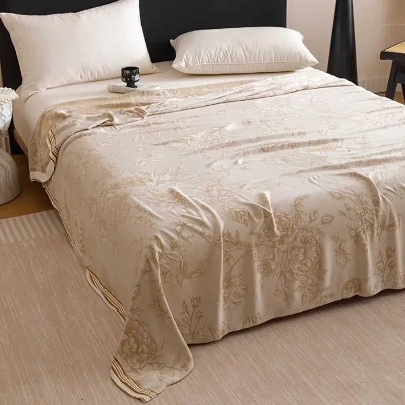 Bamboo Fiber Jacquard Cooling Blanket