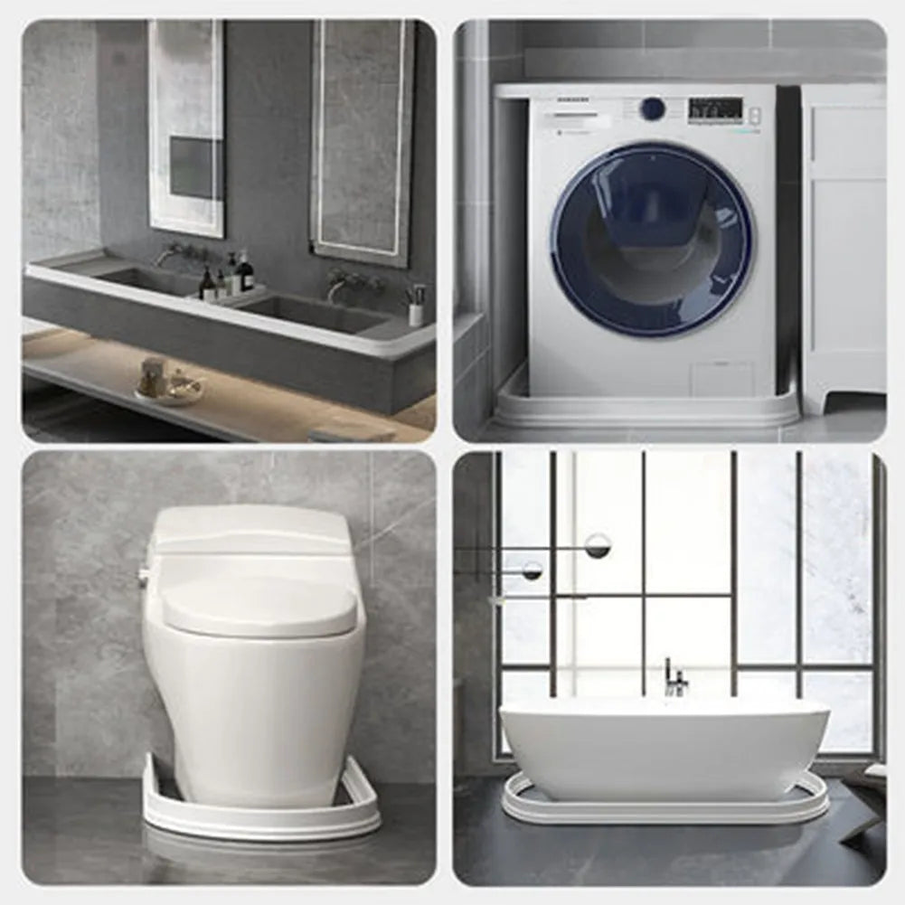 Flexible Silicone Shower Barrier Water Stopper