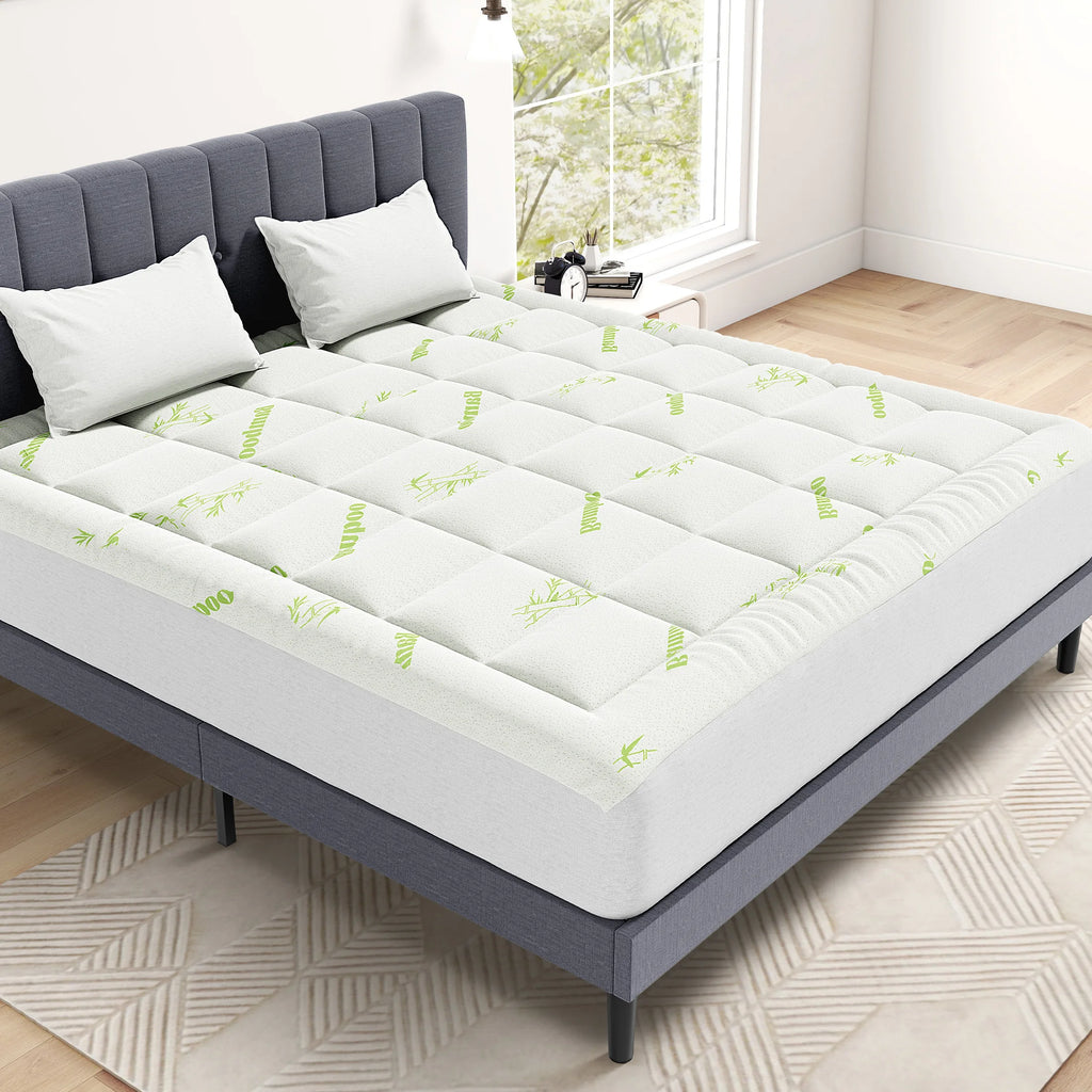 Bamboo Cooling Pillow Top Topper
