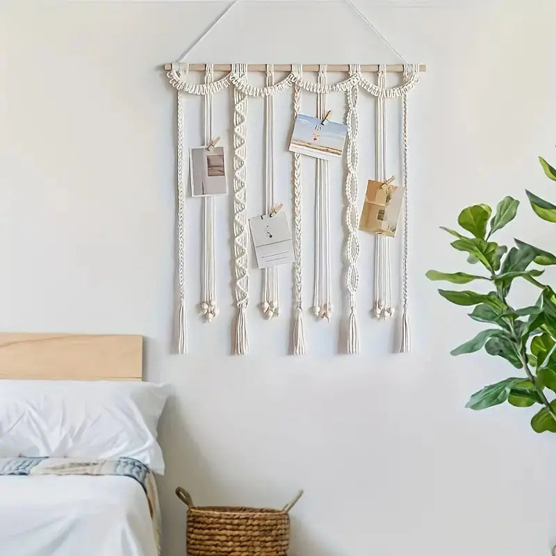 Boho Tassel Photo Display Hanger