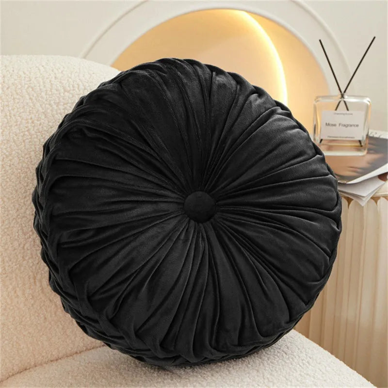 3D Velvet Pumpkin Cushion