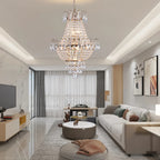 Luxury Crystal Copper Chandelier