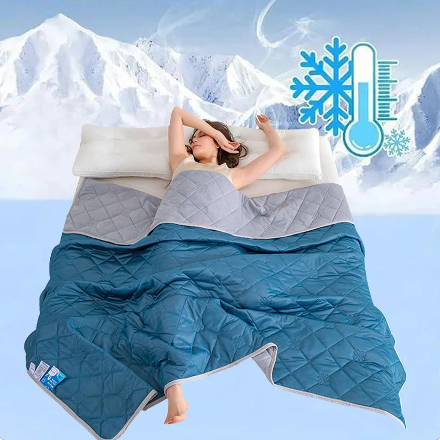 Ultra-Soft Lightweight Cooling Blanket