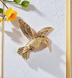 Resin Flying Hummingbird Wall Decor