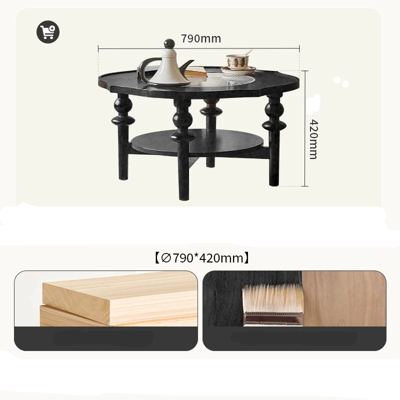 Italian Vintage Wooden Table