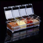Clear Acrylic Spice Organizer Set