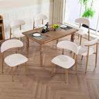 Modern Fabric Upholstered Dining Chairs