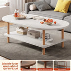 Oval Storage Coffee Table