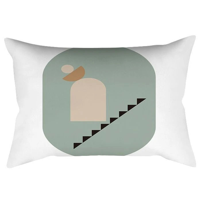 Stylish Nordic Printed Lumbar Cover