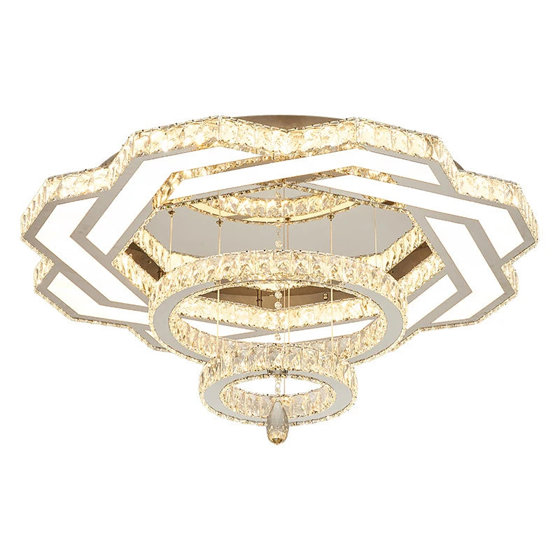 Luxury Crystal LED Ceiling Chandelier