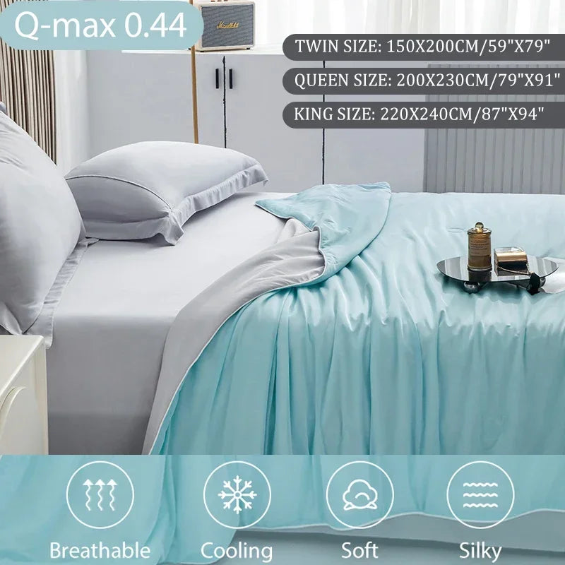 Ice Silk Summer Cooling Blanket