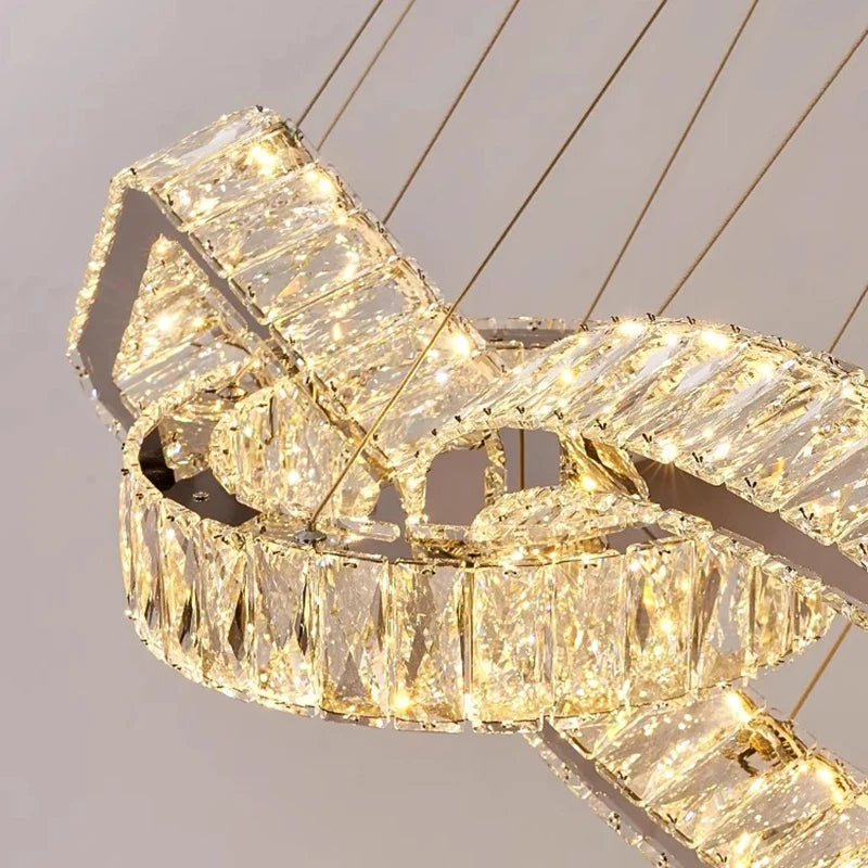 Luxury Crystal Linear Chandelier