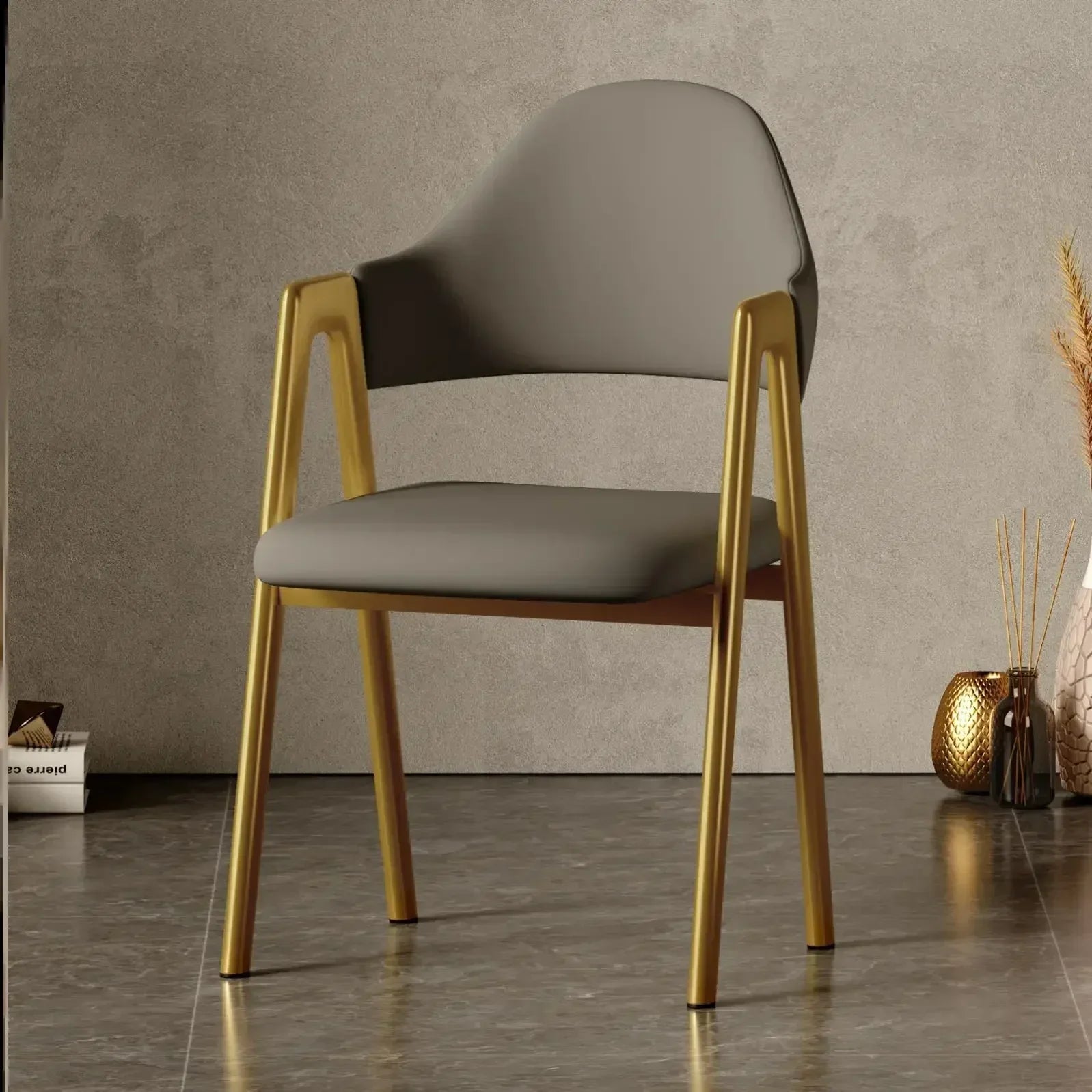 Mid Century Modern Metal Armchair