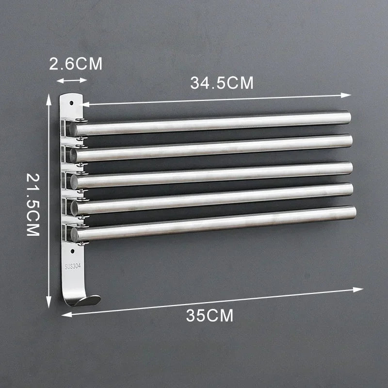 Swing Arm Towel Rack Holder
