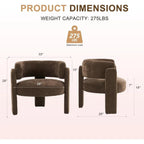 Modern Barrel Accent Chair