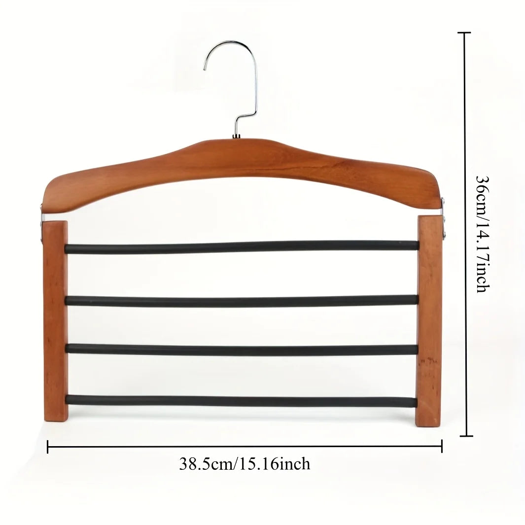 Premium 5-Rod Wooden Hanger
