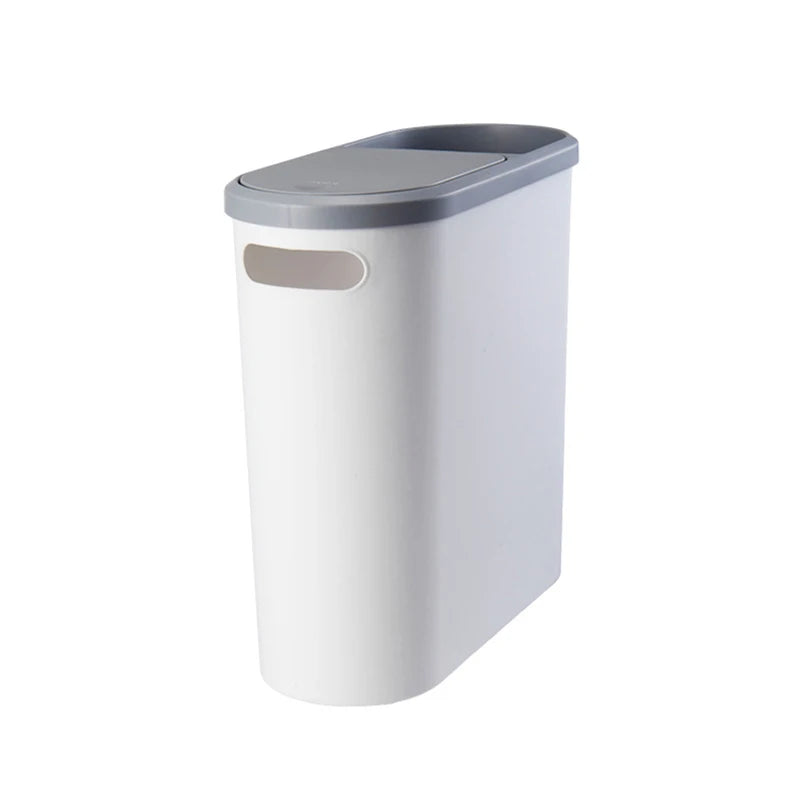 Large Press-Top Trash Can
