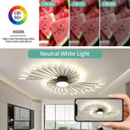 Fan-Shaped LED Ceiling Lamp