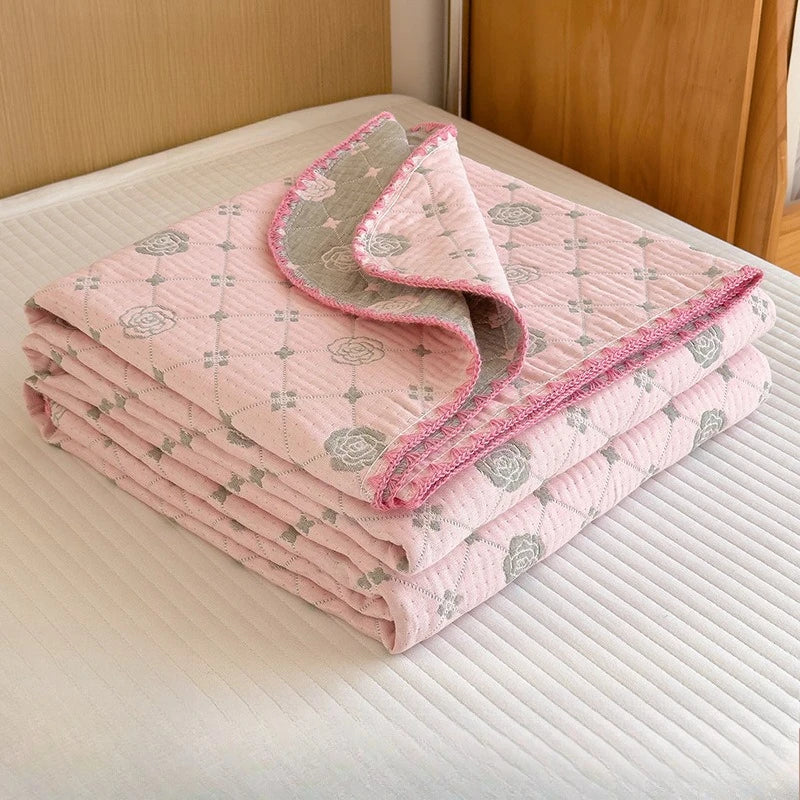 Cotton Gauze Summer Quilt Blanket