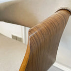 Mid-Century Curved Dining Armchair