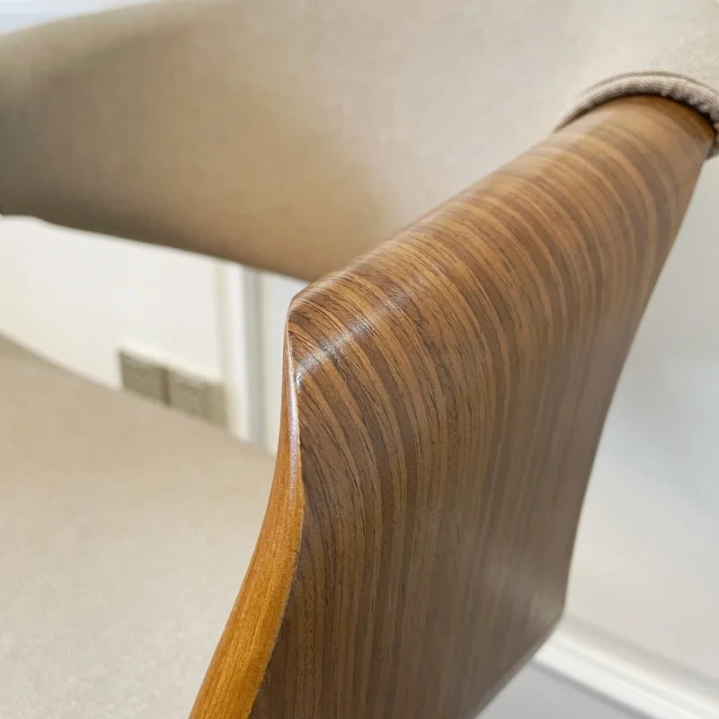 Mid-Century Curved Dining Armchair