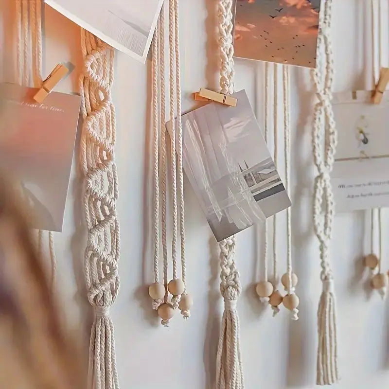 Boho Tassel Photo Display Hanger
