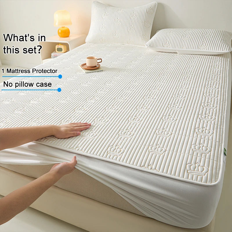 Antimicrobial Quilted Mattress Protector