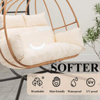 Oversized 2-Person Egg Swing Chair