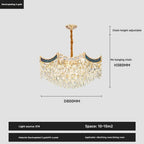 Elegant Crystal Chandelier Designer Light