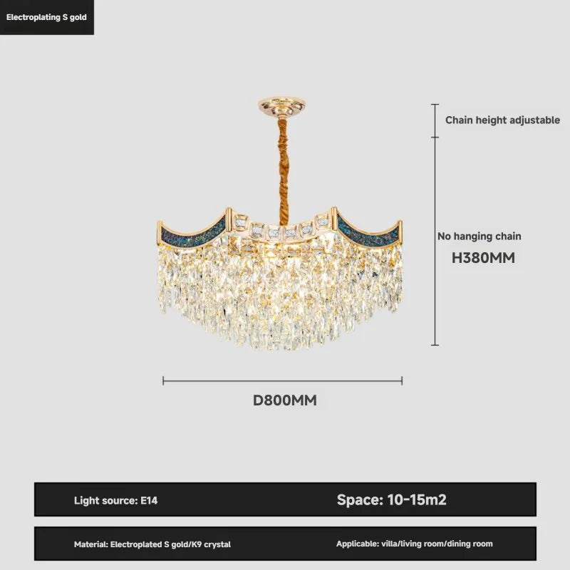 Elegant Crystal Chandelier Designer Light