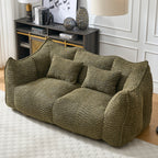 73" Chenille Bean Bag Loveseat