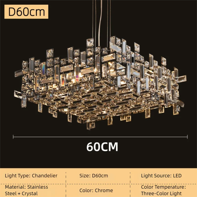 Luxury Italian Crystal Chandelier