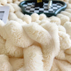 Fluffy Faux Fur Throw Blanket