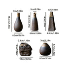 Retro Ceramic Mini Flower Vase