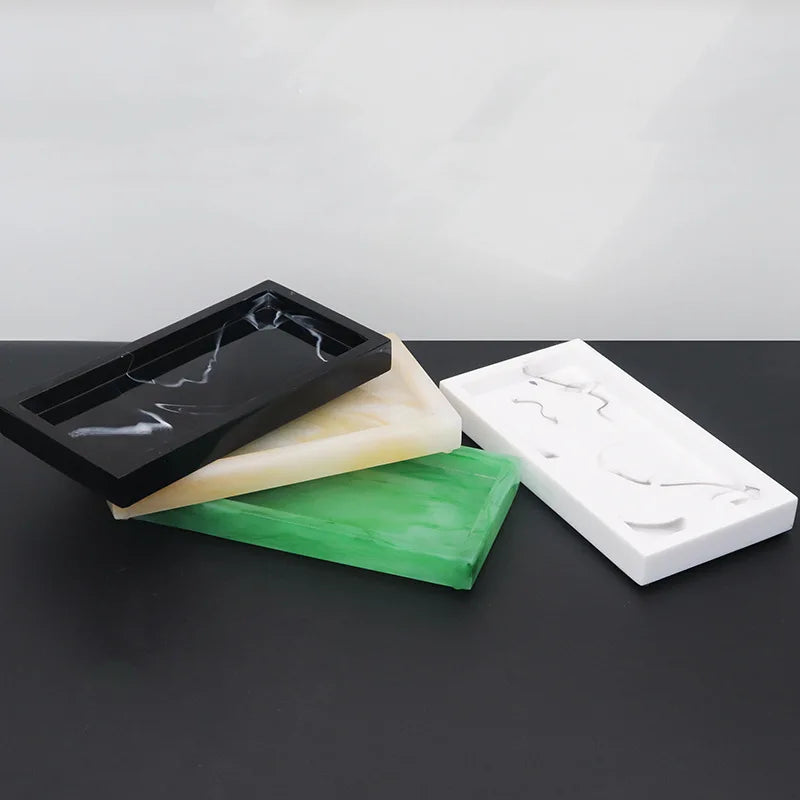 Marble Resin Storage Tray
