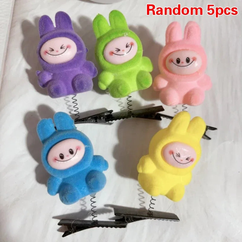 LABUBU FAN 5Pcs New Hair Clips