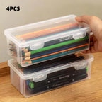 Large Capacity Translucent Pencil Case