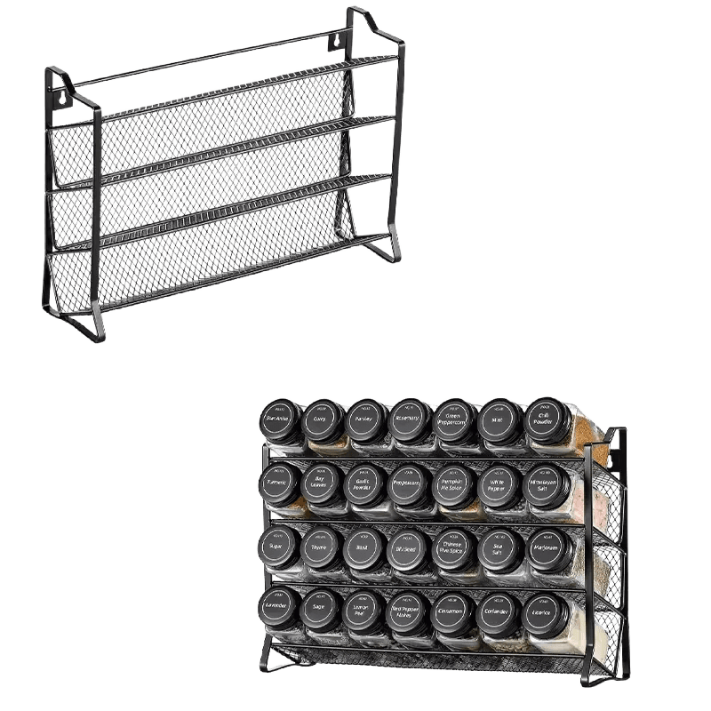 4-Tier Carbon Steel Spice Rack