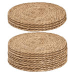 Eco Boho Handwoven Rattan Placemats