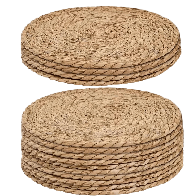 Eco Boho Handwoven Rattan Placemats