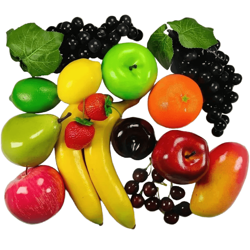 20-Piece Decorative Fruit Collection