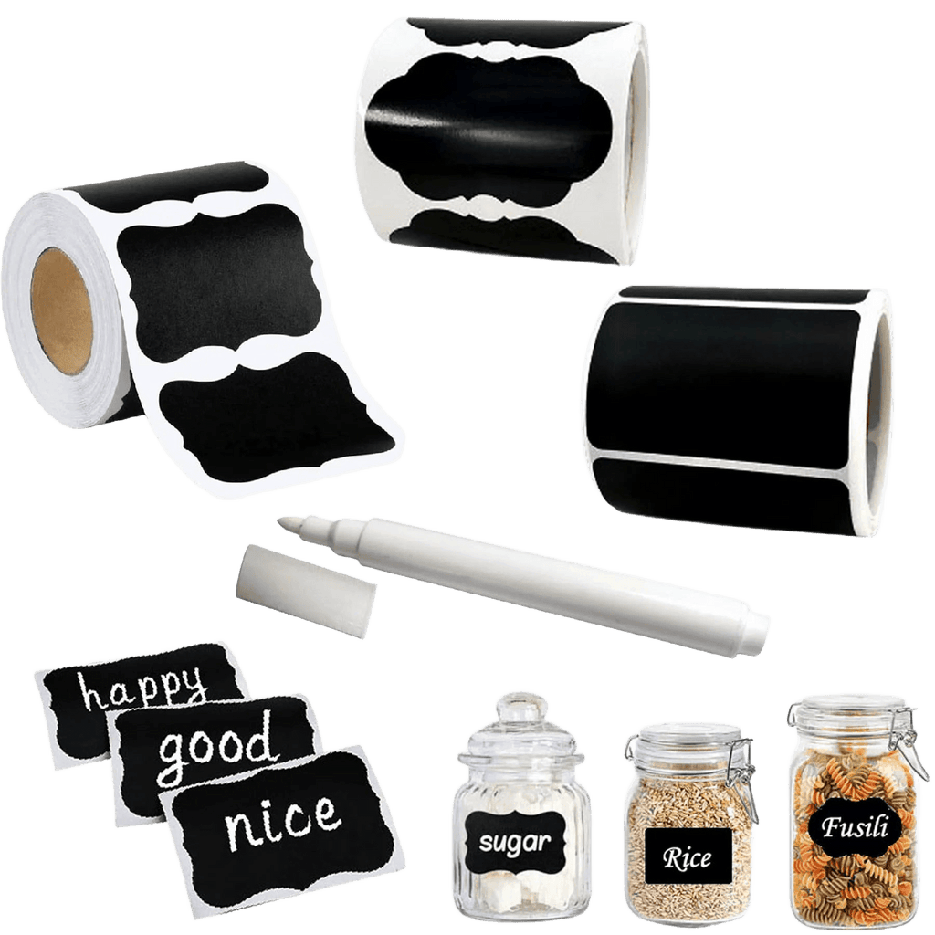 120 Reusable Waterproof Chalkboard Labels