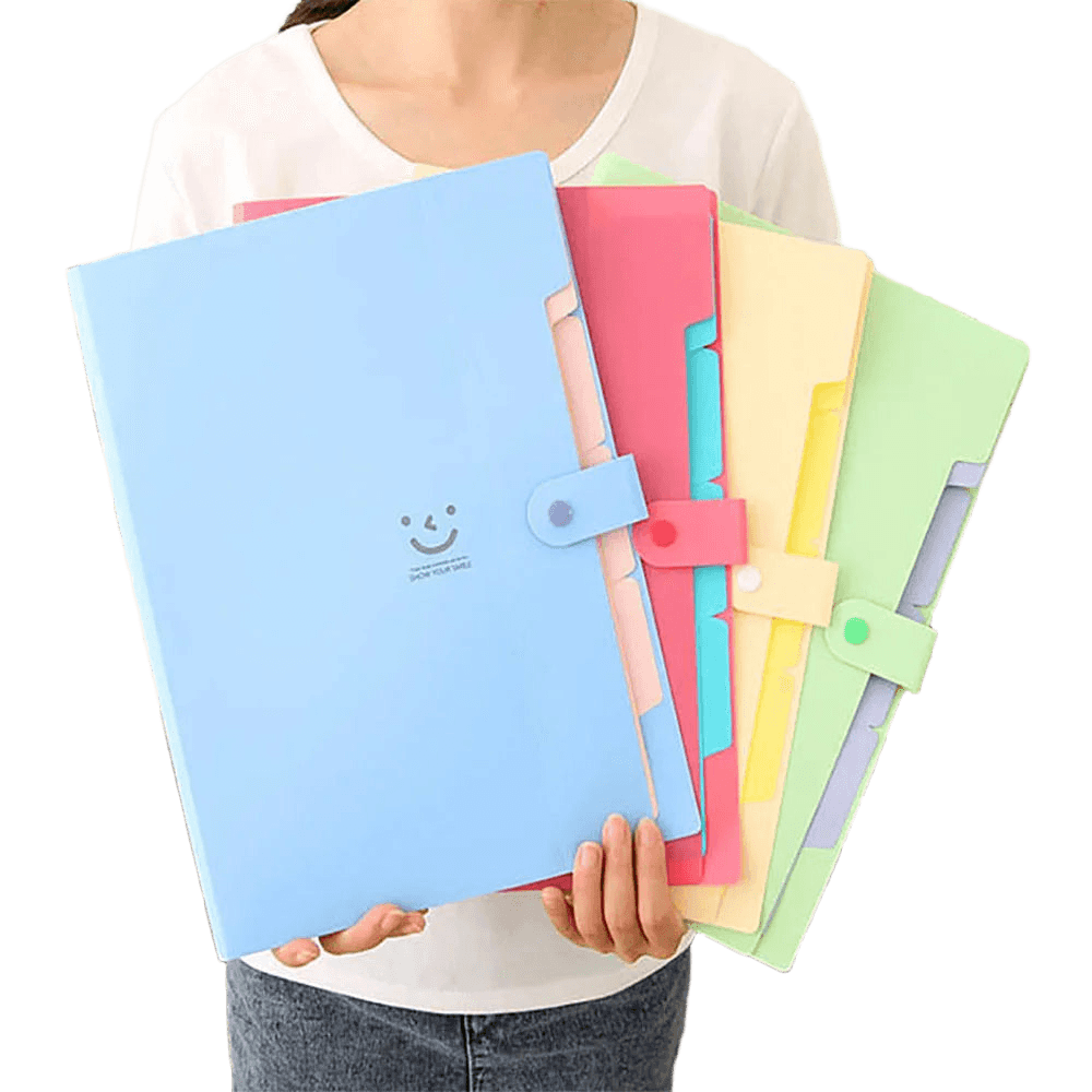 Stylish Accordion Document Organizer Folder