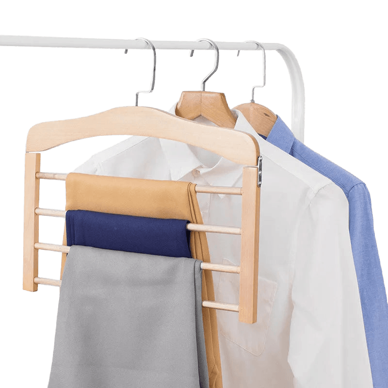 Premium 5-Rod Wooden Hanger