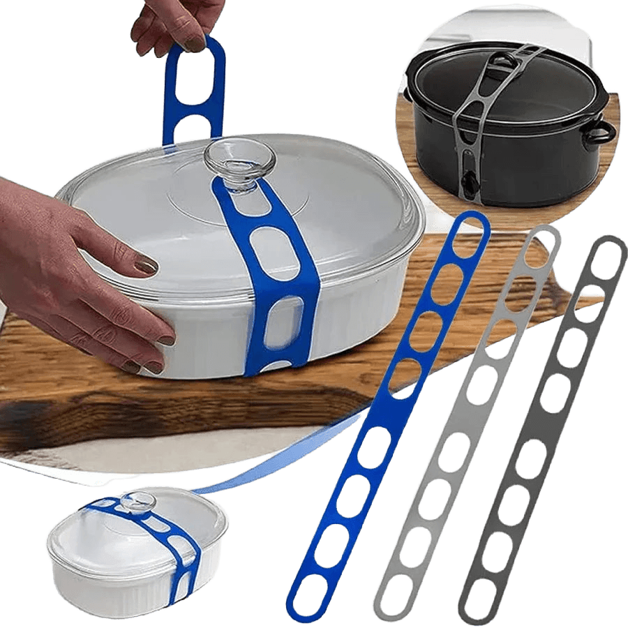 Flexible Silicone Lid Strap Holder