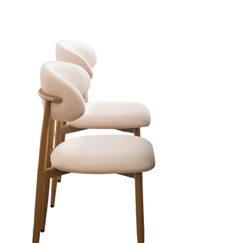 Modern Fabric Upholstered Dining Chairs