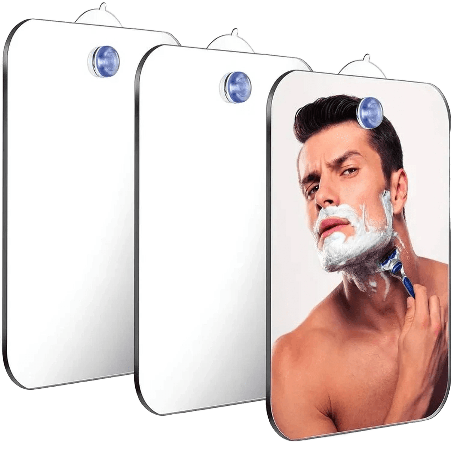 Portable Travel Acrylic Mirror Shaver